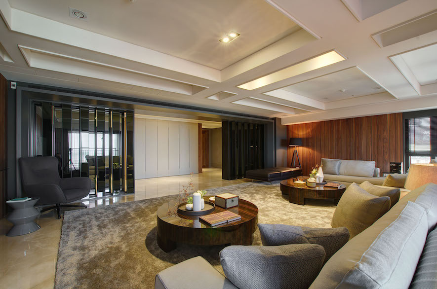 室內設計參考案例：現代時尚風格 建坪230坪實景