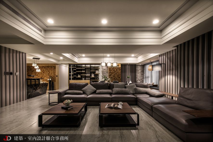 室內設計參考案例：自然人文風格 建坪 130坪實景
